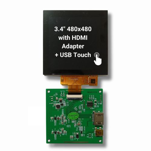 Modulo di visualizzazione 3,4” - TBG-034BST-01C - TAILOR PIXELS TECHNOLOGY CO., LTD. - TFT LCD / IPS / con touch screen capacitativo