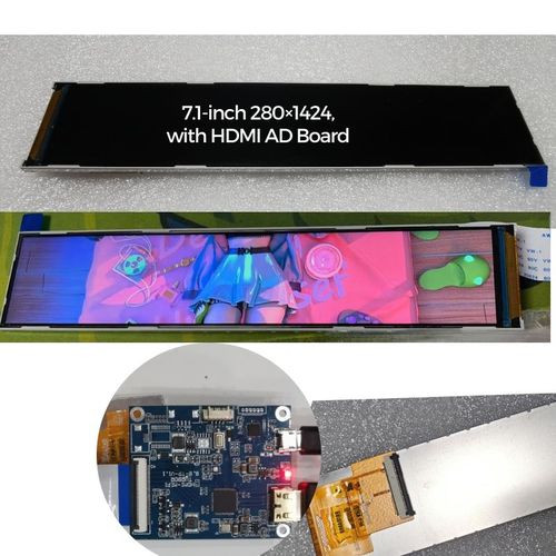 Modulo di visualizzazione TFT - TTQ071BVE-01 - TAILOR PIXELS TECHNOLOGY CO., LTD. - IPS / 280 x 1424 / 7,1"