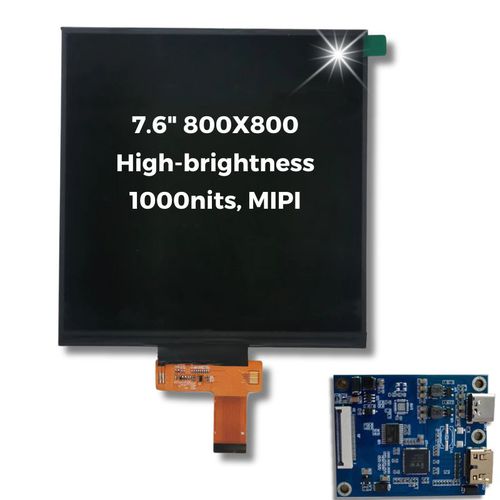Modulo di visualizzazione 7,6" - TTG076XST-01  - TAILOR PIXELS TECHNOLOGY CO., LTD. - TFT LCD / IPS / 800 x 800