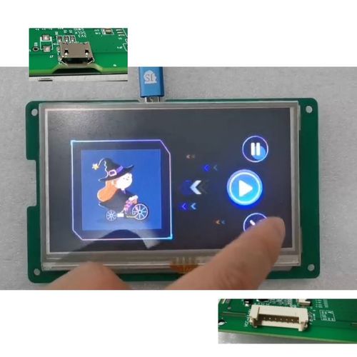 Modulo di visualizzazione intelligente - TBZ043R480272-01 - TAILOR PIXELS TECHNOLOGY CO., LTD. - TFT LCD / con touch screen resistivo / 480 x 272