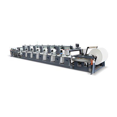 Macchina da stampa flessografica in linea - WENZHOU FENGMING MACHINERY CO., LTD. - per cartoni / per sacci di carta / con essiccazione ad aria calda