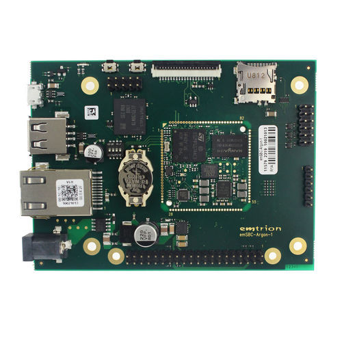 Computer monoscheda Solo / Dual core ARM® Cortex™-A7 - emSBC-Argon - emtrion GmbH - ARM Cortex-M4 / Linux / Yocto
