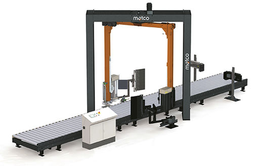 Avvolgitrice fasciapallet con doppio braccio rotante - Matco ALC33 TWIN - Matco International - interamente automatica / per pallet / con trasportatore