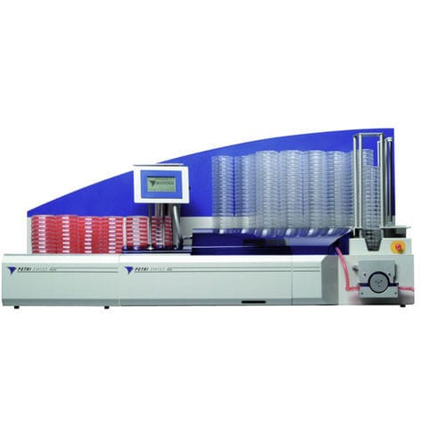 Sistema di riempimento per piastre di Petri - PetriSwiss PS 900 - Biotool Swiss AG - automatico / a pedale / per liquidi