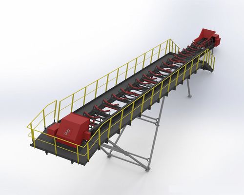 Trasportatore a nastro - PRODEV MACHİNE - da trasporto / modulare / per materiali sfusi