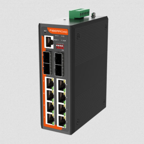 Switch Ethernet gestibile - FR-7M3408 series - Fiberroad Technology - 12 porte / 10/100BaseT(X) / gigabit