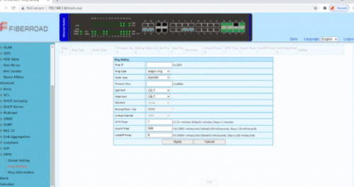 Software di gestione - FIRO WebGUI  - Fiberroad Technology - di supervisione / di interfaccia / grafico
