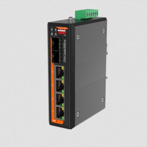 Switch Ethernet gestibile - FR-7S3204 - Fiberroad Technology - 6 porte / su guida DIN / a parete