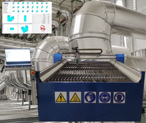 Macchina da taglio al plasma - Fast HVAC - JMSCOLPITORI - per metallo / per foglio di alluminio / per lamiere