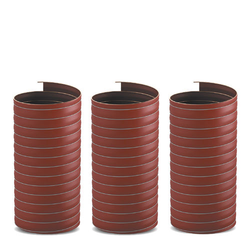 Tubo flessibile per prodotti chimici - 913073 - MERLETT - per aria calda / in acciaio galvanizzato / in silicone