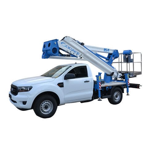 Piattaforma articolata montata su camion - forSte 16A - Socageworld - elettrica / idraulica / per uso in interni ed esterni