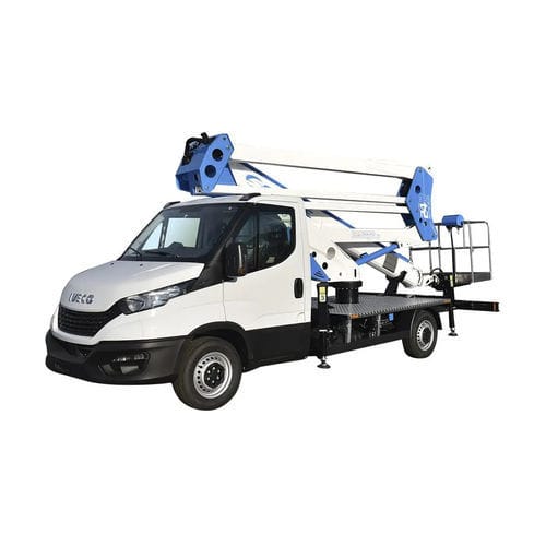 Piattaforma articolata montata su camion - ForSte 24D SPEED - Socageworld - elettrica / idraulica / per uso esterno