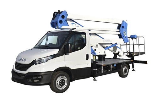 Piattaforma articolata montata su camion - forSte 27D SPEED - Socageworld - elettrica / idraulica / per uso esterno