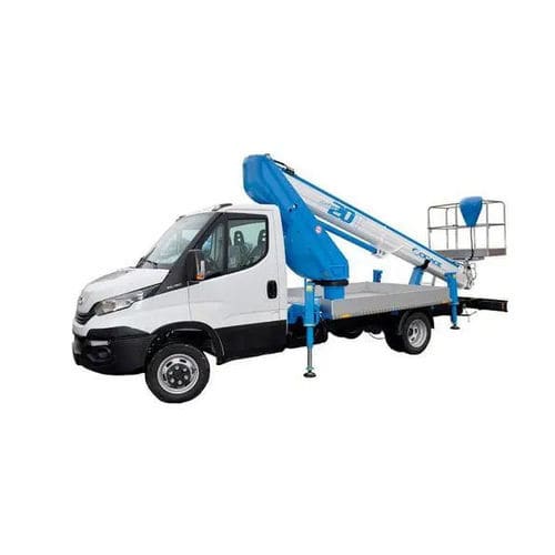Piattaforma telescopica montata su camion - ForSte 20T SPEED - Socageworld - idraulica / elettrica / per uso esterno