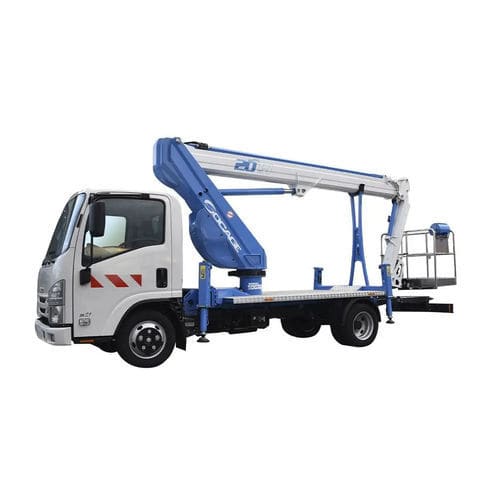 Piattaforma telescopica montata su camion - ForSte 20TJ SPEED - Socageworld - idraulica / elettrica / per uso esterno