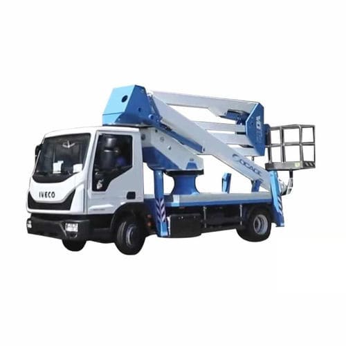 Piattaforma articolata semovente - forSte 28DA SPEED - Socageworld - montata su camion / elettrica / idraulica