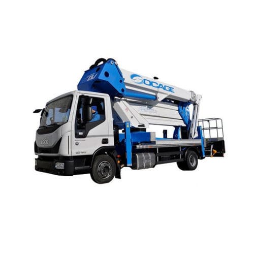 Piattaforma articolata semovente - forSte 37DJ SPEED - Socageworld - montata su camion / elettrica / idraulica