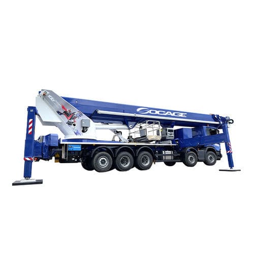 Piattaforma telescopica montata su camion - ForSte 100TJJ - Socageworld - idraulica / per uso esterno