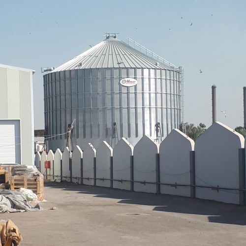 Silo a fondo piatto - Yaşar Makine - per cereali / in lamiera