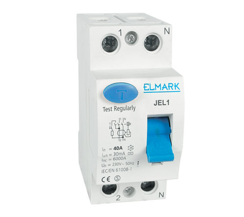 Interruttore differenziale della corrente residua - 40210 - Elmark - con dispersione a terra / manuale / automatico