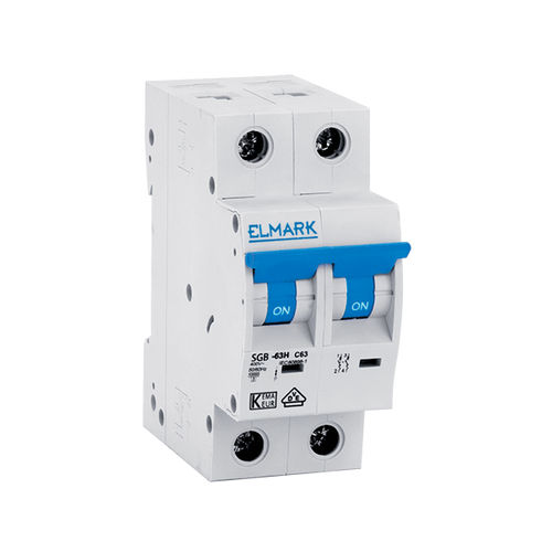 Interruttore automatico magnetico - 41225C - Elmark - contro i cortocircuiti / AC / monofase