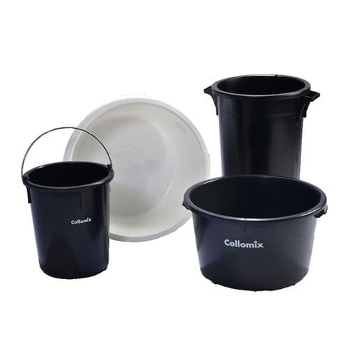Secchio in plastica - 60177 - Collomix GmbH - rotondo / per cemento / per cantiere