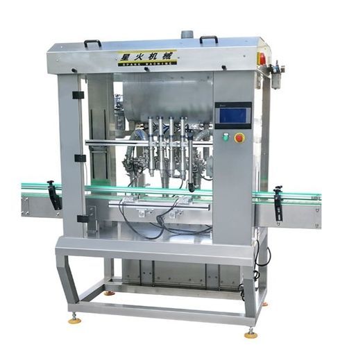Macchina di riempimento a 4 teste - XH-600P - Spark Packaging Machines - automatica / per bottiglie / per lattine