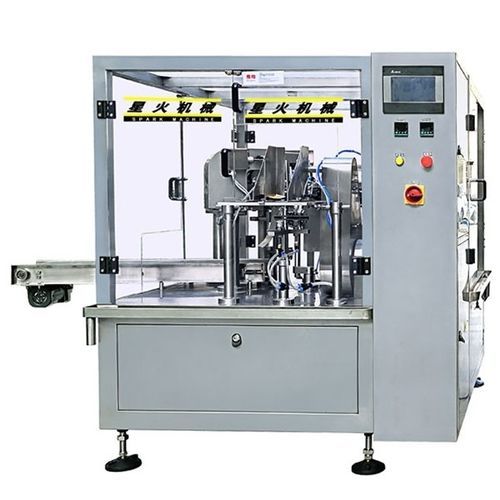 Riempitrice-opercolatrice automatico - FS-100 - Spark Packaging Machines - per sacchetti / per liquidi / per polvere