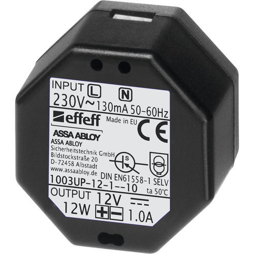 Alimentatore elettrico su guida DIN - 1003 - effeff - AC/DC / ad uscita semplice / monofase