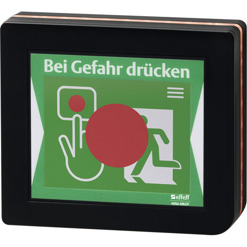 Terminale con touch screen - ePED® 1386D10 series - effeff - a parete / per montaggio a filo / su guida DIN