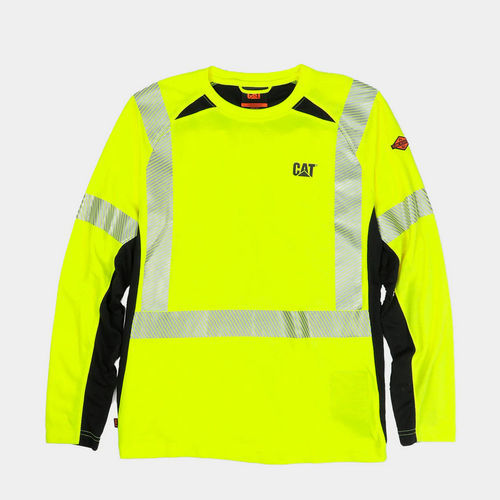 Maglietta da lavoro - 1630007 series  - Caterpillar workwear - in aramide / per uomo / gialla