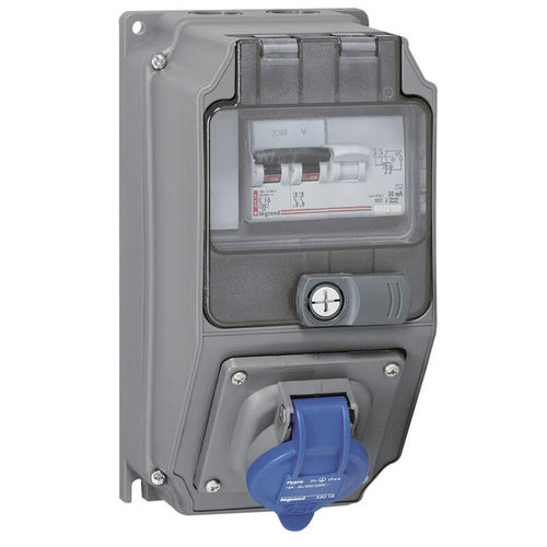 Scatola elettrica attrezzata - 0 592 07 - Legrand - a muro / in plastica / in metallo