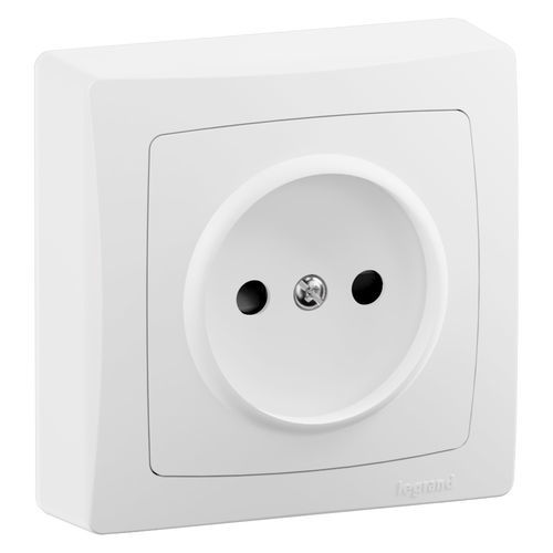 Presa elettrica a muro - 086022L - Legrand - antiurto / con stampatura termoplastica / IP20