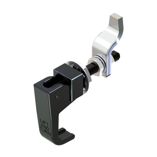 Nottolino a compressione - 1258-02-130 - Wenzhou Yeeka Lock Technology Co., Ltd. - con serratura / a chiave / in zinco