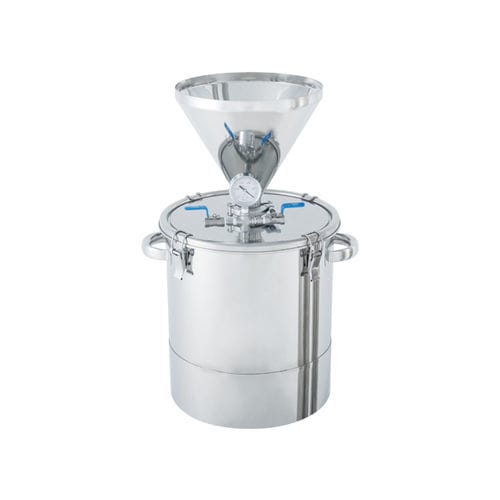 Recipiente di aspirazione - QR-100M series - MONOVATE Co., Ltd. - per liquidi / in acciaio inossidabile / a pressione