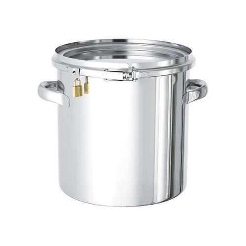 Serbatoio di stoccaggio - CTLK series - MONOVATE Co., Ltd. - con blocco / in acciaio inossidabile / cilindrico
