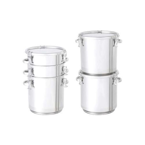 Serbatoio di stoccaggio - TP-CTH-STA series - MONOVATE Co., Ltd. - per liquidi / in acciaio inossidabile / cilindrico