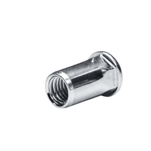 Dado semiesagonale - 7550410200-74 - Goebel Group - autoagganciante cieco / in acciaio inossidabile / a testa piatta