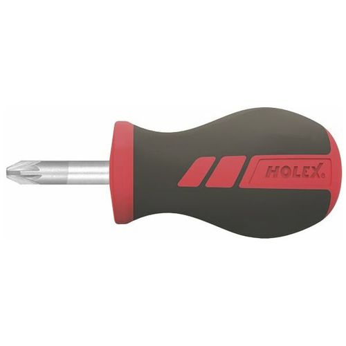 Cacciavite Pozidriv - 668476 - HOLEX - a manico corto / in acciaio