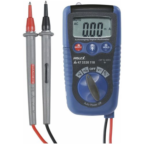 Multimetro digitale - 473320 - HOLEX - portatile / 600 V / cat IV