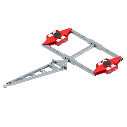 Pattino a rulli per carico elevato - ECO-Skate DUO XL (NY) XN20D 20to - HTS Hydraulische Transportsysteme GmbH - di trasporto / per carico a 4 punti
