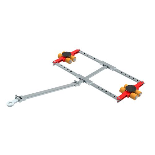 Pattino a rulli per carico elevato - ECO-Skate DUO (PU) i60D 6to - HTS Hydraulische Transportsysteme GmbH - di trasporto / manuale / per carico a 4 punti