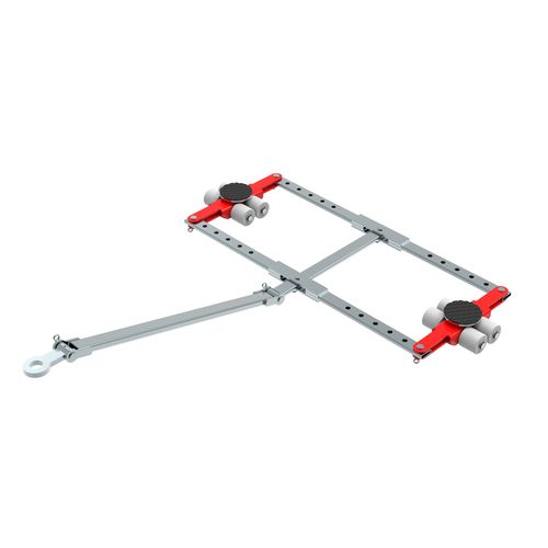 Pattino a rulli per carico elevato - ECO-Skate DUO (NY) iN80D 8to - HTS Hydraulische Transportsysteme GmbH - per carico a 4 punti