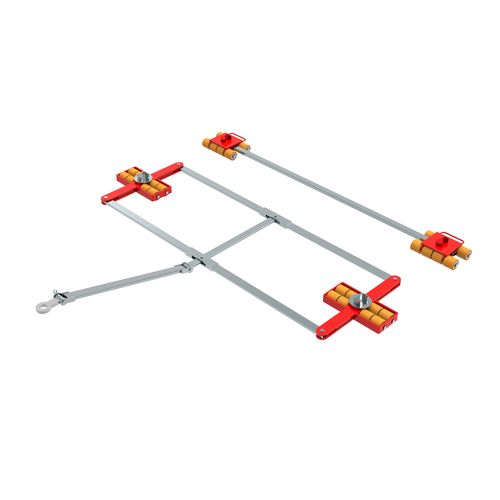 Pattino a rulli per carico elevato - ECO-Skate ISOCON IC120D + IC120S 24to - HTS Hydraulische Transportsysteme GmbH - di trasporto / per container / per carico a 4 punti
