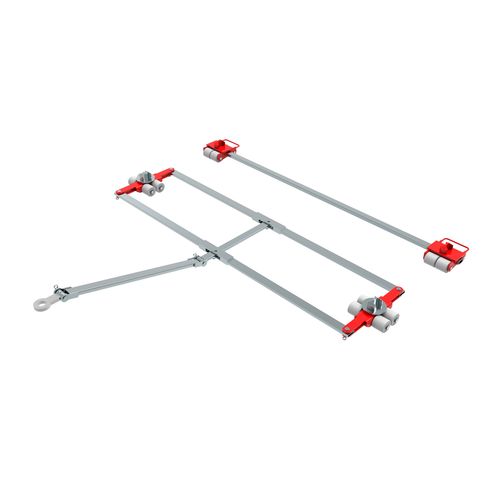 Pattino a rulli per carico elevato - ECO-Skate ISOCON ICN80D + ICN80S 16to - HTS Hydraulische Transportsysteme GmbH - di trasporto / per container / per carico a 4 punti