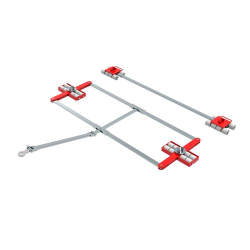 Pattino a rulli per carico elevato - ECO-Skate ISOCON ICN160D + ICN160S 32to - HTS Hydraulische Transportsysteme GmbH - di trasporto / per container / per carico a 4 punti