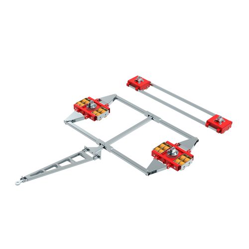 Pattino a rulli per carico elevato - ECO-Skate ISOCON ICX32D + ICX32S 64to  - HTS Hydraulische Transportsysteme GmbH - di trasporto / per container / per carico a 4 punti