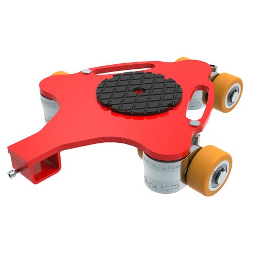 Pattino a rulli rotativo - ECO-Skate® ROTOflex (PU) R14 1,4to - HTS Hydraulische Transportsysteme GmbH - di trasporto / manuale / 360°