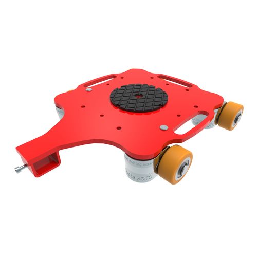 Pattino a rulli rotativo - ECO-Skate® ROTOflex (PU) RF24 2,4to - HTS Hydraulische Transportsysteme GmbH - per carico elevato / di trasporto / manuale