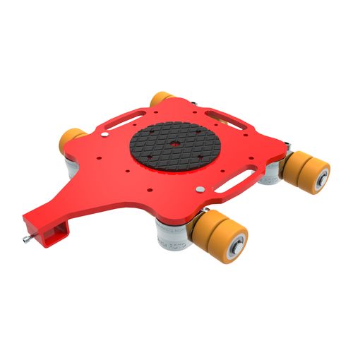 Pattino a rulli rotativo - ECO-Skate® ROTOflex (PU) RF48 4,8to - HTS Hydraulische Transportsysteme GmbH - per carico elevato / di trasporto / manuale
